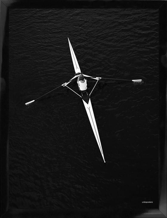 ROER SORT HVID PLAKAT - Flot fotokunst plakat